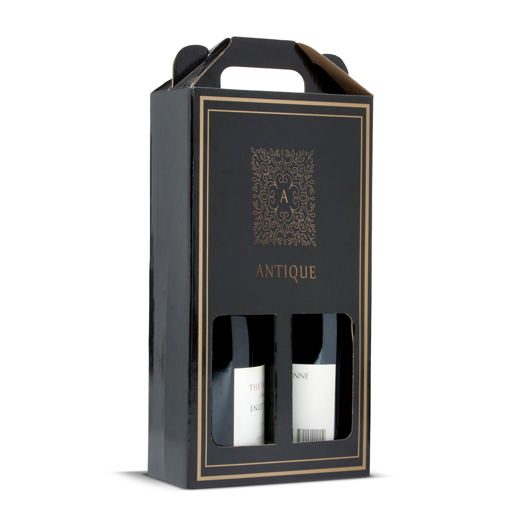 Custom Wine Carrier box Customised Wine Packaging