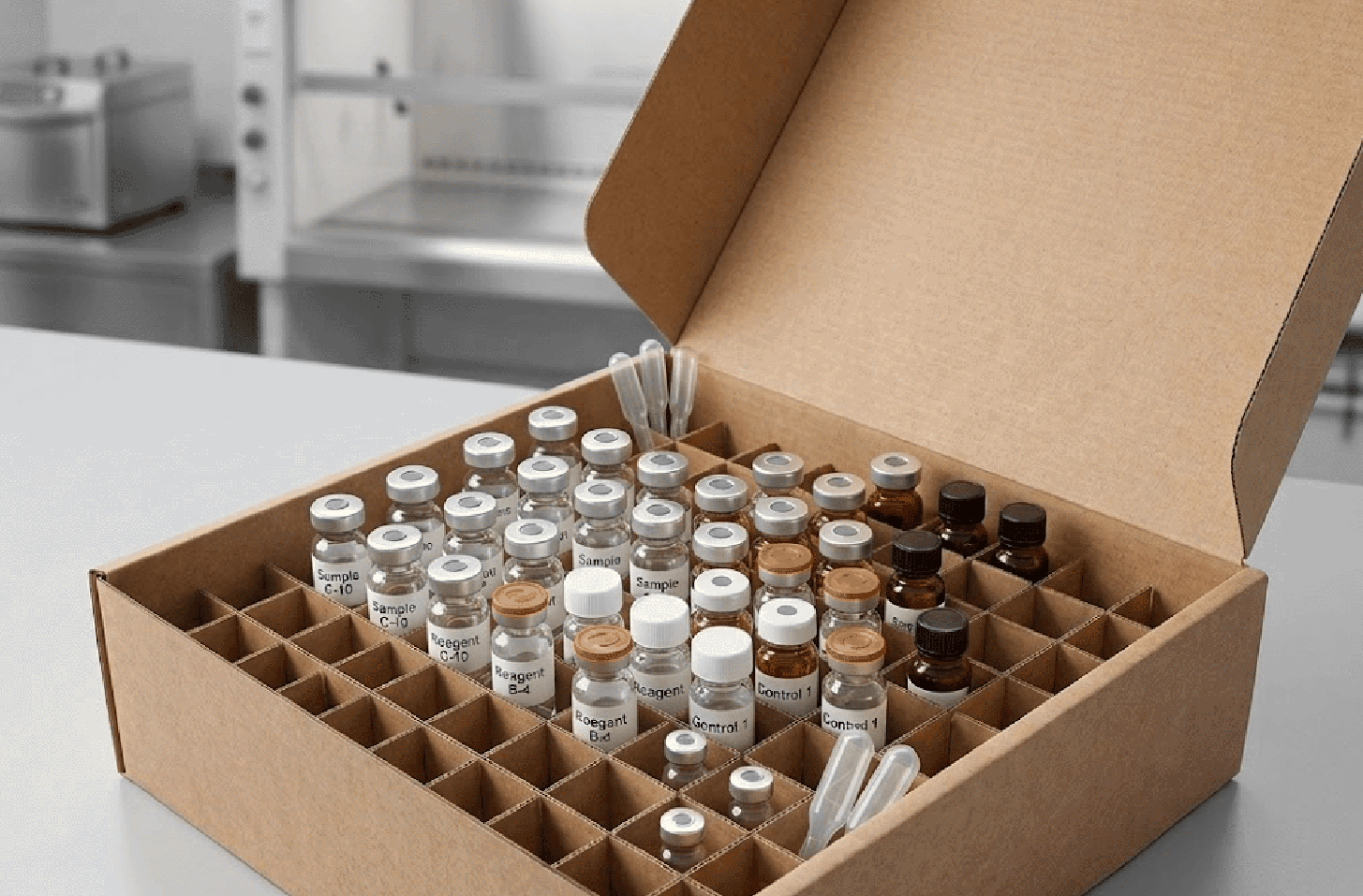 Custom cardboard dividers Pharmacutical